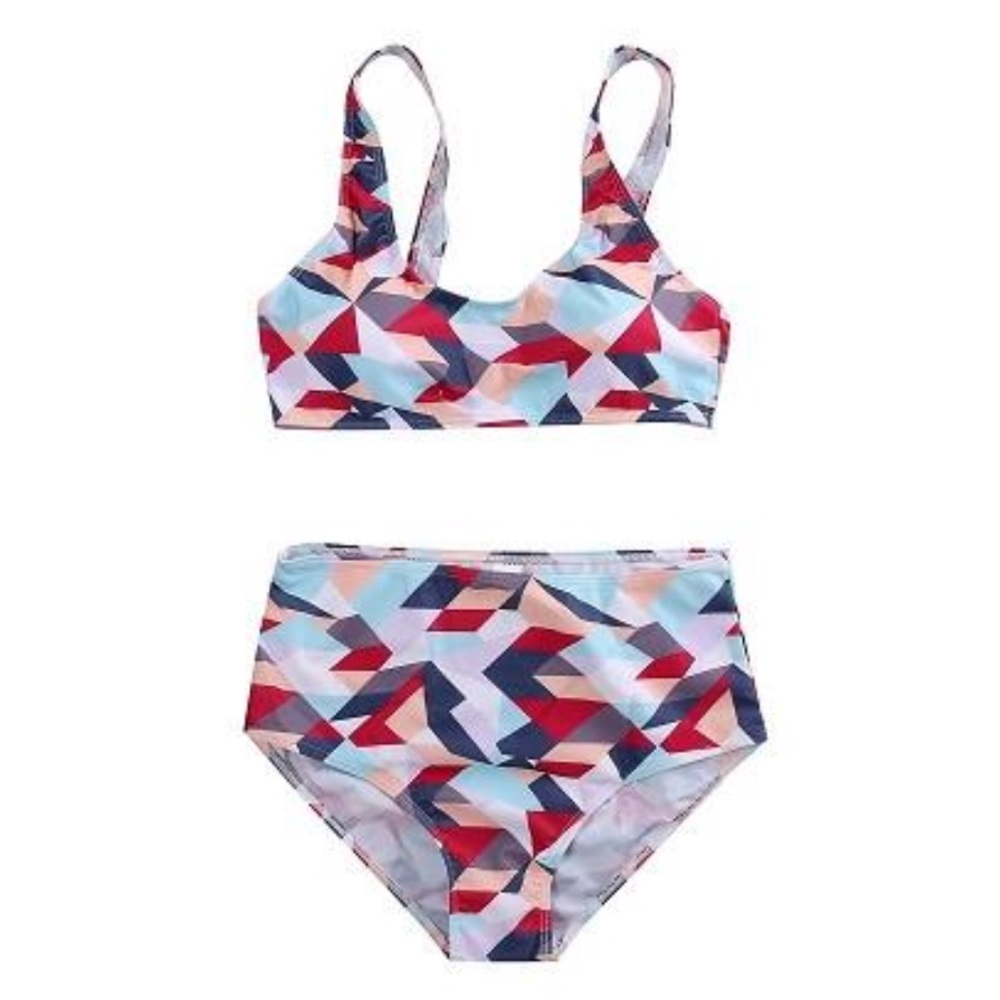 High wasted 2 piece bikini set never worn NWOT